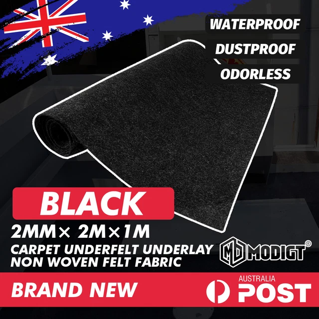 2MX1M AUTO CARPET underlay Padding Speaker Box Carpet Trunk Liner Black