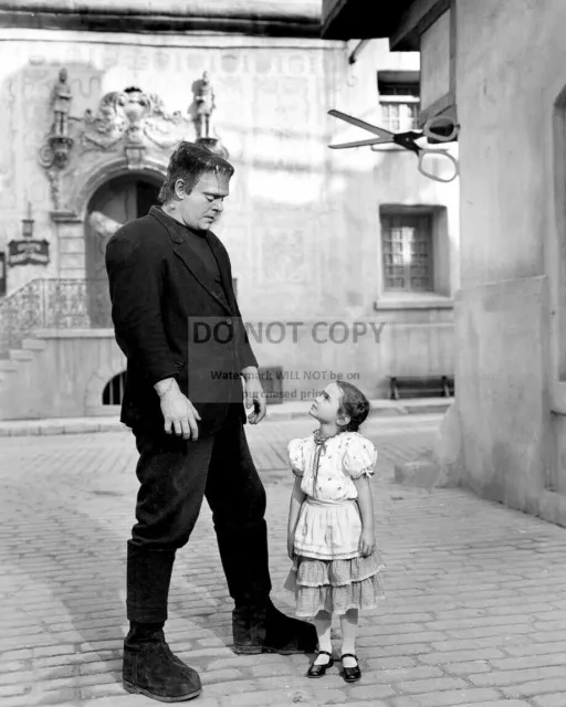 Lon Chaney Jr. & Janet Ann Gallow "The Ghost Of Frankenstein" 8X10 Photo (Mw066)
