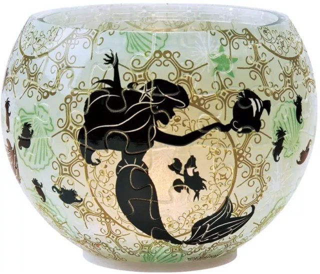 Yanoman 80-Piece Jigsaw Puzzle Little Mermaid Silhouette Arieru lamp Shade