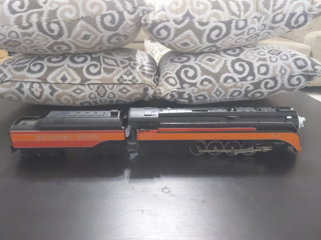 O Gauge-MTH Southern Pacific Lines 4449 GS-4 Daylight Steam.Coal Coupler Broken