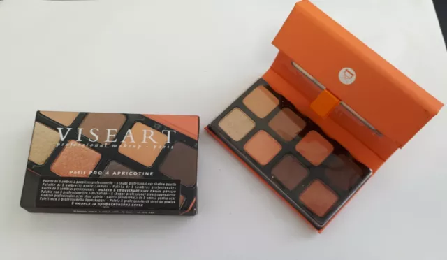 VISEART PETIT PRO 4 APRICOTINE Mini Palette de 8 ombres à paupières /EBMD