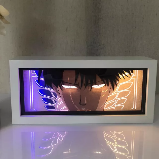 Anime 3D Shadow Lamp Manga Night Light Laser Carving Paper Lamp Light Box