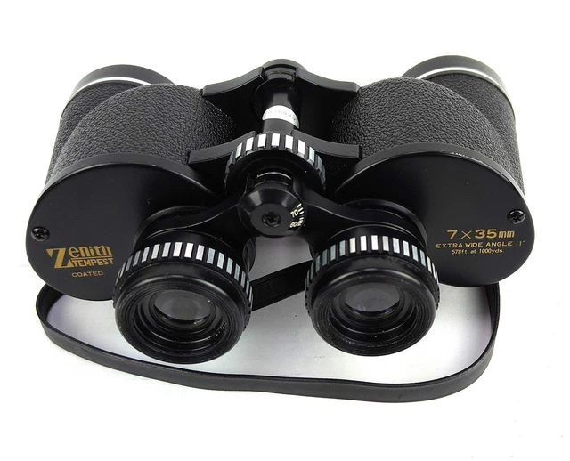 BINOCULARES EXTRA GRAN angular Zenith Tempest 7x35 de colección