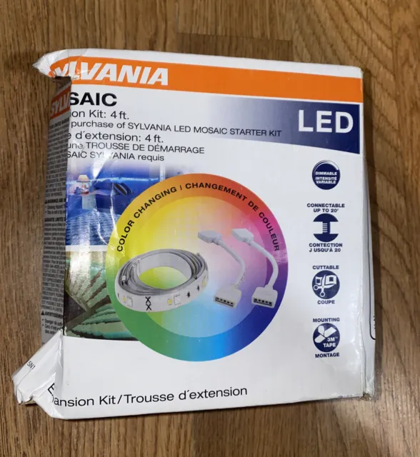 SYLVANIA LED Mosaic Flexible Light Expansion Kit for Starter Kit  -Crushed box-