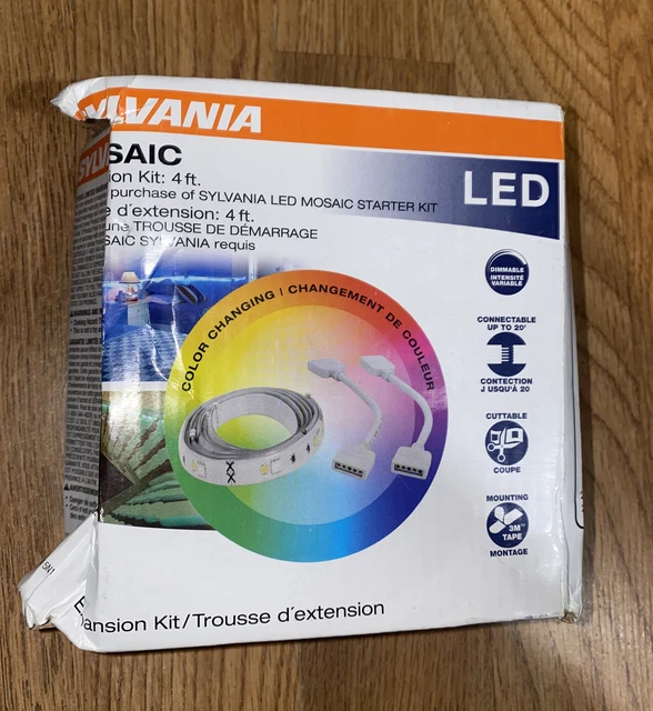 SYLVANIA LED Mosaic Flexible Light Expansion Kit for Starter Kit -Crushed box- SYLVANIA LED Mosaic Flexible Light Expansion Kit for Starter Kit -Crushed box-