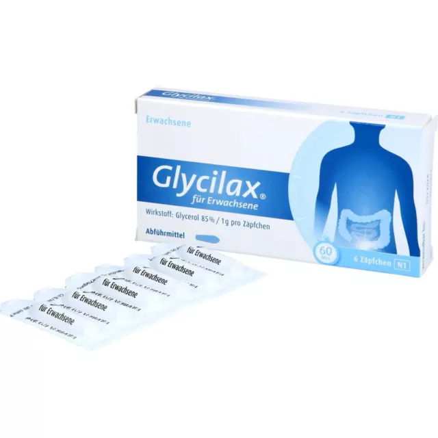 GLYCILAX Suppositorien für Erwachsene 6 St PZN04942845 2