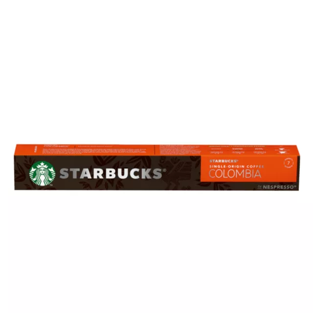 Starbucks Colombia By nespresso Coffee Capsules Fruity Nutty 57g