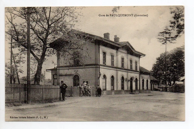 FAULQUEMONT Falkenberg Moselle CPA 57 la gare