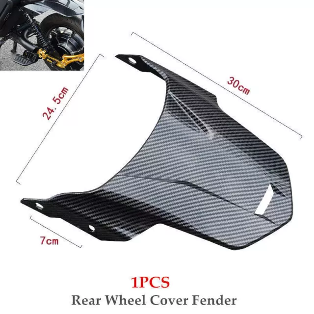 Universal Motorcycle Bike Rear Wheel Cover Fender Splash Guard Mudguard Part