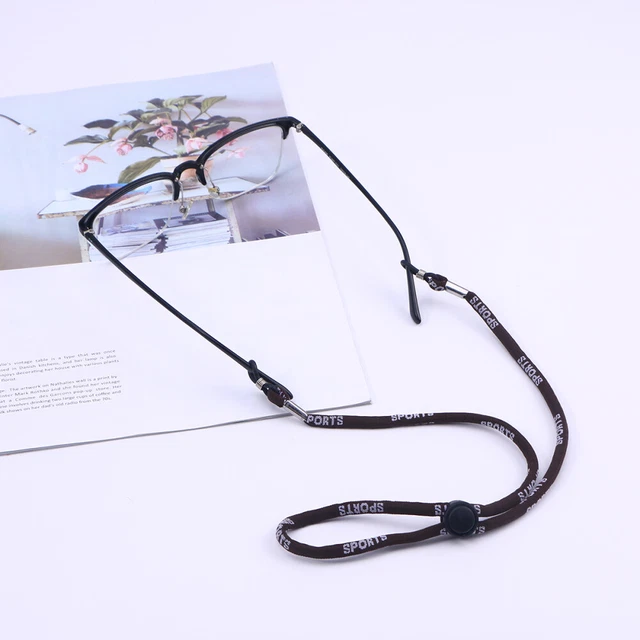 4 PIEZAS Gafas Deportivas Cuerda Fijas Antideslizante Cinturón Anti Perdido