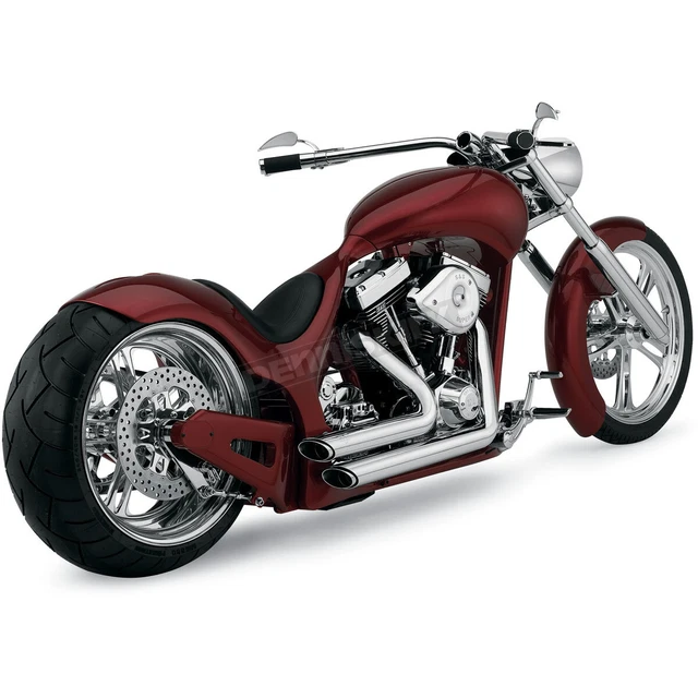 Vance & Hines Chrome Shortshots Staggered Exhaust System - 17221 (no ship to CA)