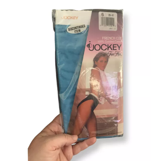VINTAGE JOCKEY FOR Her French Cut Brief White Panties Combed Cotton Size 7  $19.80 - PicClick