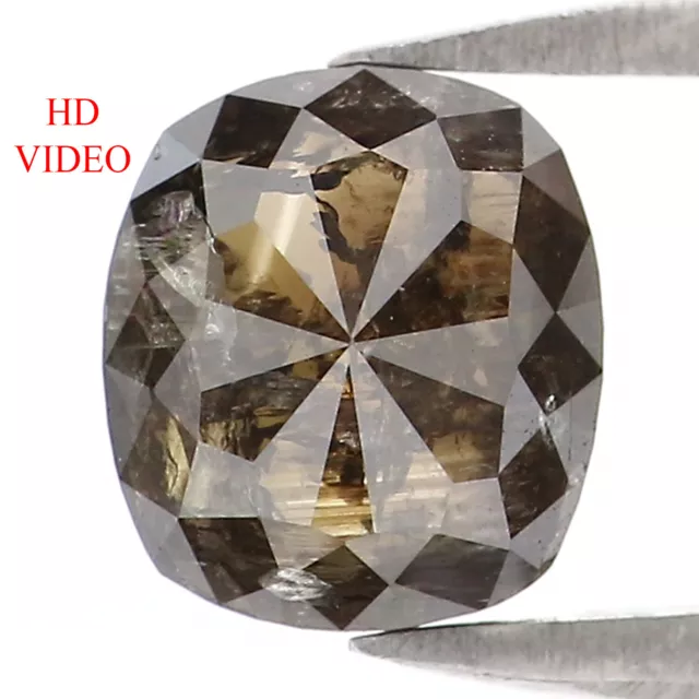 Natural Loose Cushion Diamond, Brown Color Cushion Shape Diamond 1.07 CT KDL2856