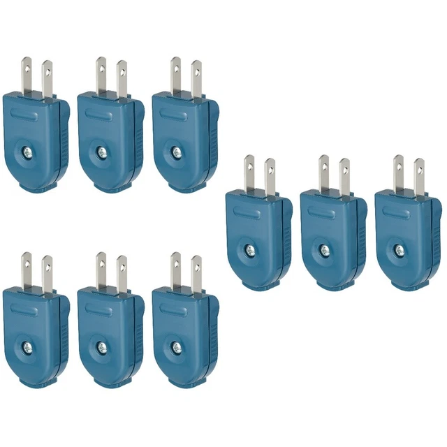 9 Pcs Remplacement Électrique Plug 50 Amp Fiche Mâle 2 Prong Plug Remplacement