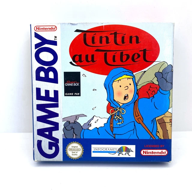 Boite Tintin au Tibet Nintendo Game Boy FAH