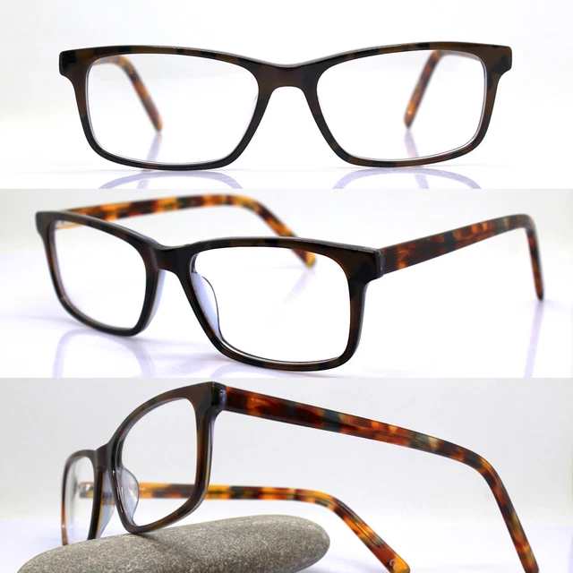 Occhiali Moda Rotondi FELRES – Montatura Acetato Retrò – Lenti Trasparenti – Unisex