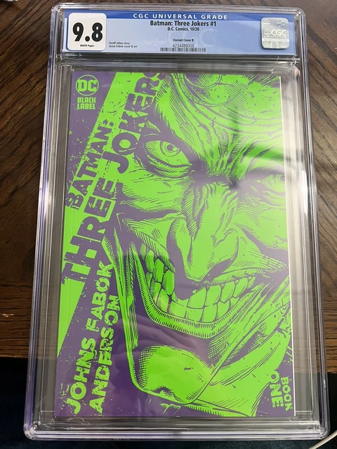 Batman Three Jokers #1 CGC 9.8 | Incentive (1:25) Jason Fabok Variant (2020 DC)