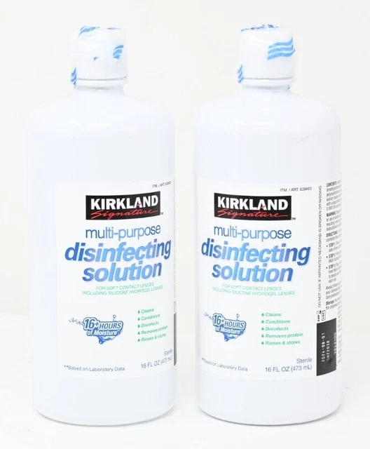 KIRKLAND SIGNATURE MULTIPURPOSE Disinfecting Solution Contact Lense 16