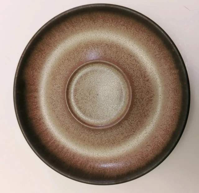 Denby Langley Stoneware SAUCER Romany Brown  Pottery England VTG Per Piece