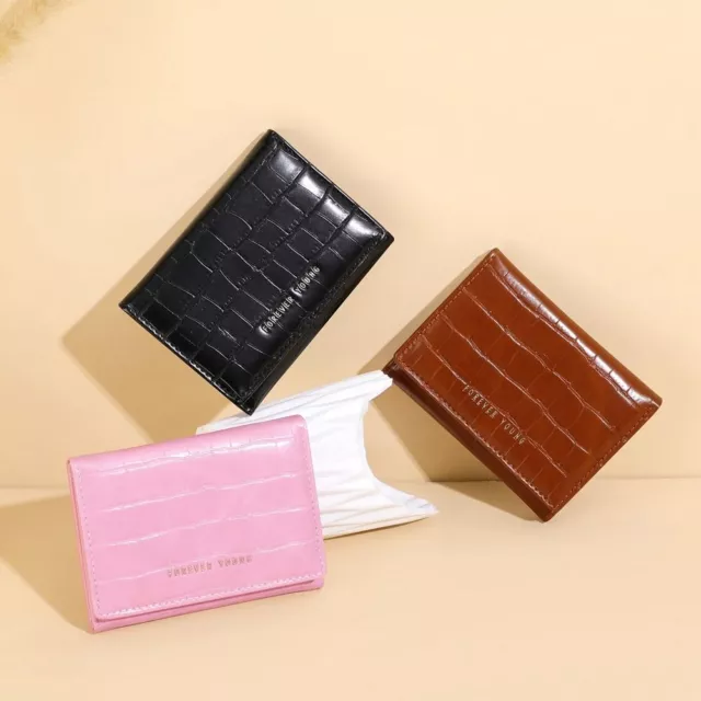 Short Short Wallet Solid Color Card Bag New Fold Purse  Women