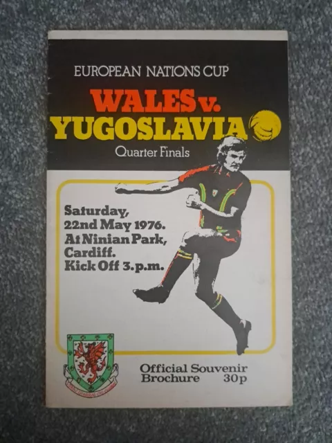 Wales V Yugoslavia 1976 International