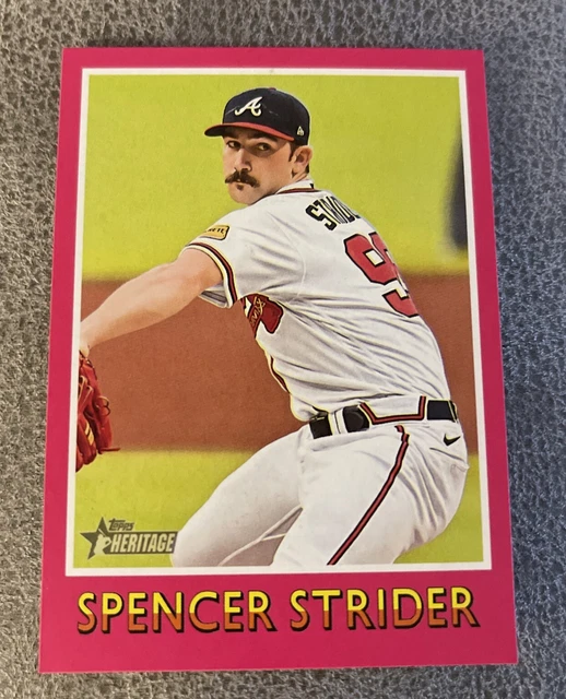2024 TOPPS HERITAGE Baseball Spencer Strider 1975 Baseball Sensations