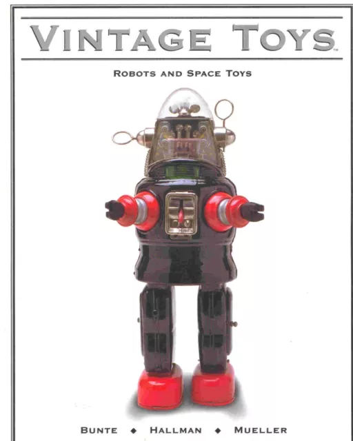 GSBÜ GSR ROBOT "VINTAGE TOYS - ROBOTS AND SPACE TOYS" von Bunte, NEU/NEW/NEUF