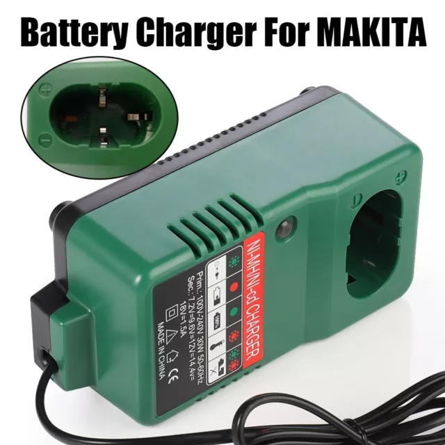 Adaptateur de câble For Makita 12V 9.6V 7.2V 14.4V 18V Ni-Cd/Ni-Mh Batteries