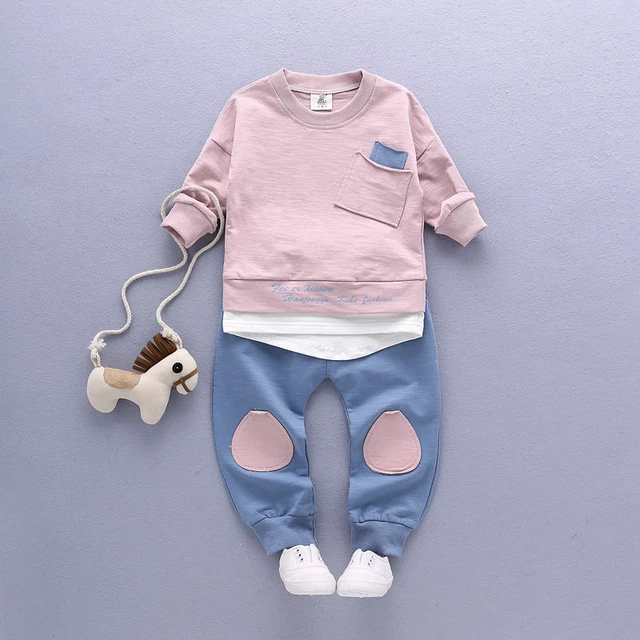 Top vestiti bambini bambini bambini bambini bambine + pantaloni 2 pezzi abiti set tuta Regno Unito 4