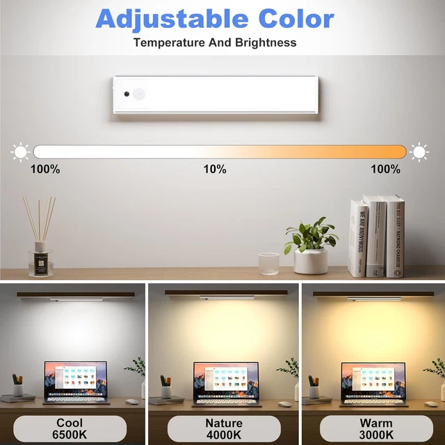 UNDER KITCHEN Lights with Remote Control, 5 Pack Rechargeable