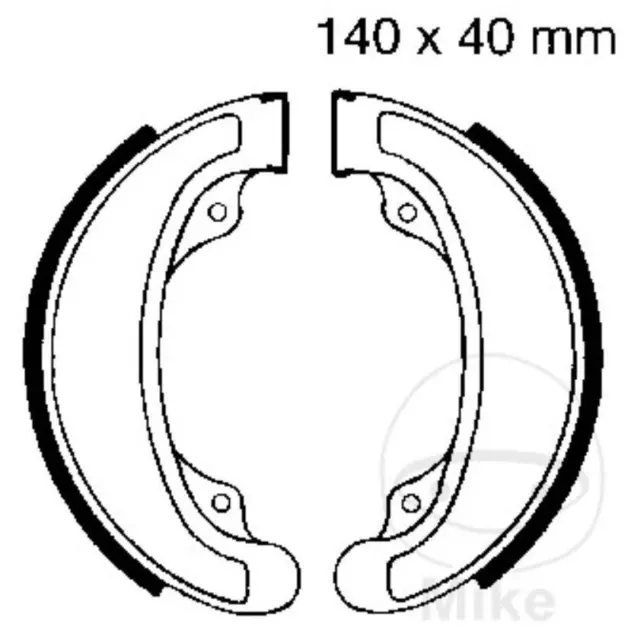 EBC Bremsbacken für Honda CB CM VT CMX 250 400 450 500 N ND A T S C E