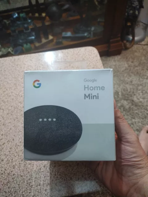 NEW Sealed Google Home Mini Smart Speaker with Google Assistant - Charcoal