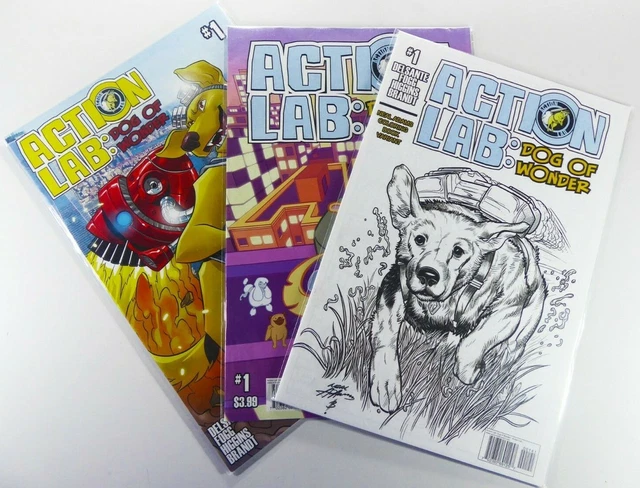 ACTION LAB DOG OF WONDER (2016) #1 1 1 Variant LOT VF/NM to NM Ships FREE!