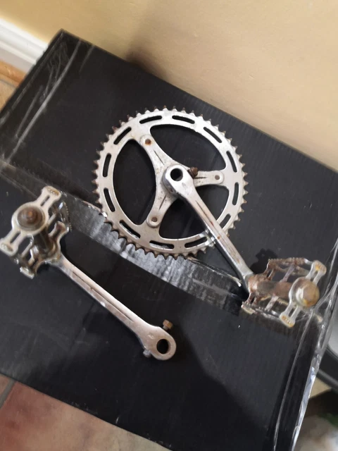 vintage raleigh crankset