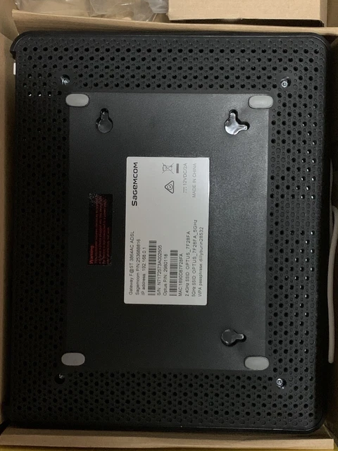 OPTUS SAGEMCOM WIRELESS NBN Modem Router F@st 3864AC ADSL $2.00 ...