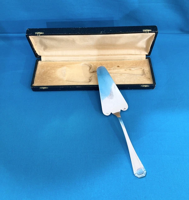 Pelle à tarte CHRISTOFLE-ALFENIDE modèle TOSCA métal argenté ART DÉCO couvert
