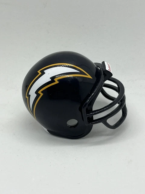 NFL Mini Gumball Cake Topper Football Helmets Riddell SAN DIEGO CHARGERS 2”x2”