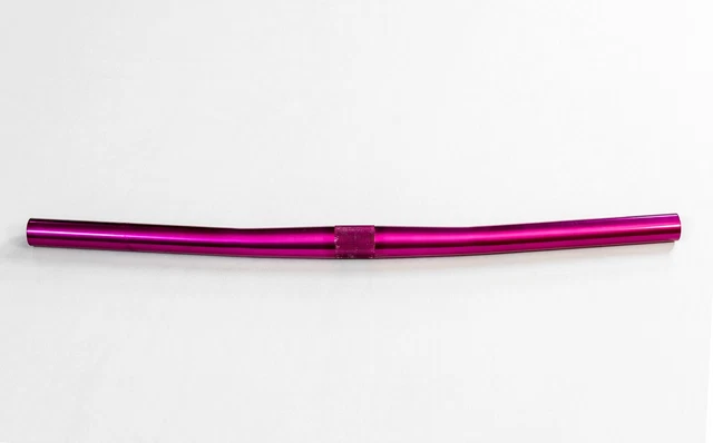 90's Answer TaperLite MTB handlebars -  Custom Purple Anodized - Cut to 505mm