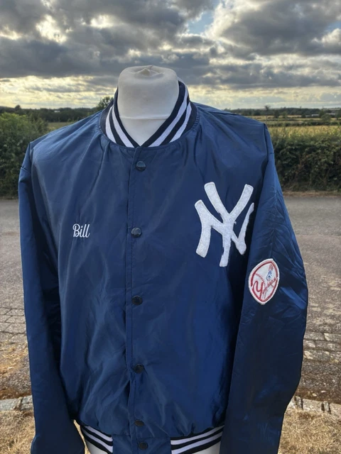 VINTAGE 70S NEW York Yankees Satin Jacket Size Felco Medium