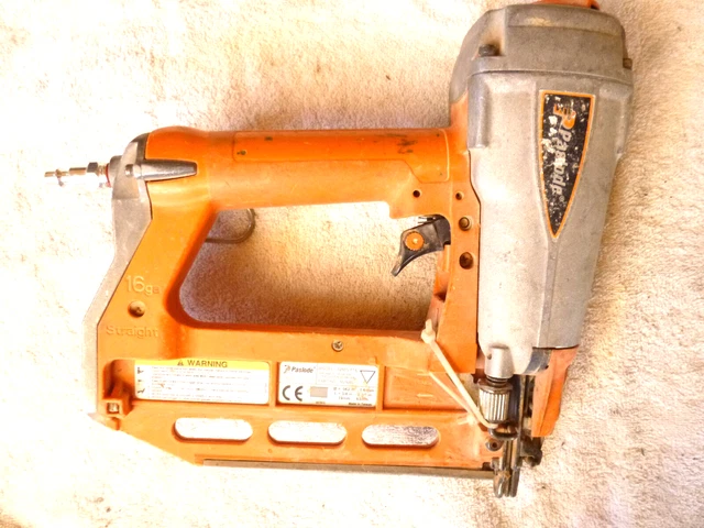 Paslode T250S-F16 16ga Finish Nailer Pneumatic Air Nail Gun MODIFIED - NO SAFETY Paslode T250S-F16 16ga Finish Nailer Pneumatic Air Nail Gun MODIFIED - NO SAFETY