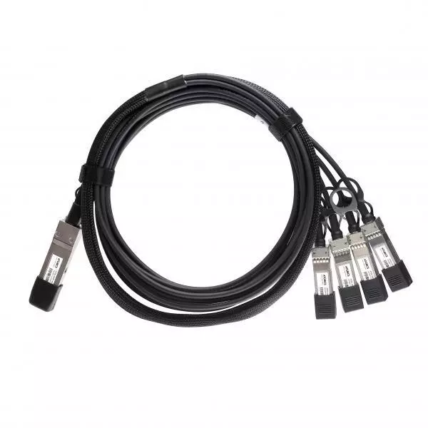 ATGBICS QSFP-4X10G-C5M-C InfiniBand/fibre optic cable 5 m 40G QSFP+ 4x SFP+ Nero