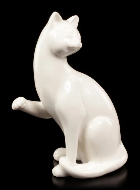 Sahoottie Topas Katze Figur - Kristall Katzen Deko 4cm Gelber Stein