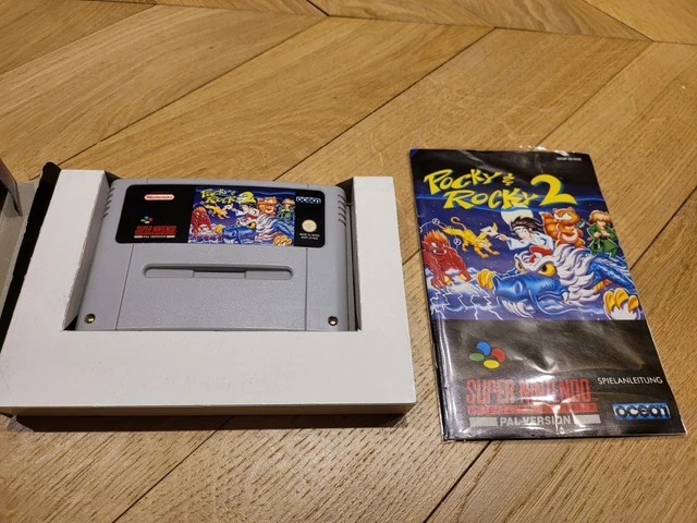 pocky rocky 2 snes super nintendo complet cib