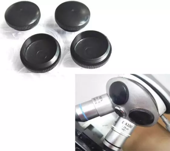 NEW 10pcs Biological Microscope Objective Converter Dust Cover RMS Thread 20mm