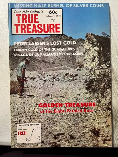 Long John Lathams True Treasure Magazine February 1972 Volume 6 # 2 Peter Lassen