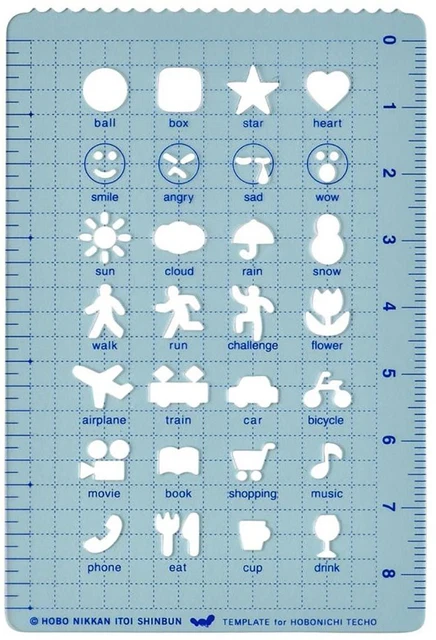 Hobonichi Techo Planner template activity