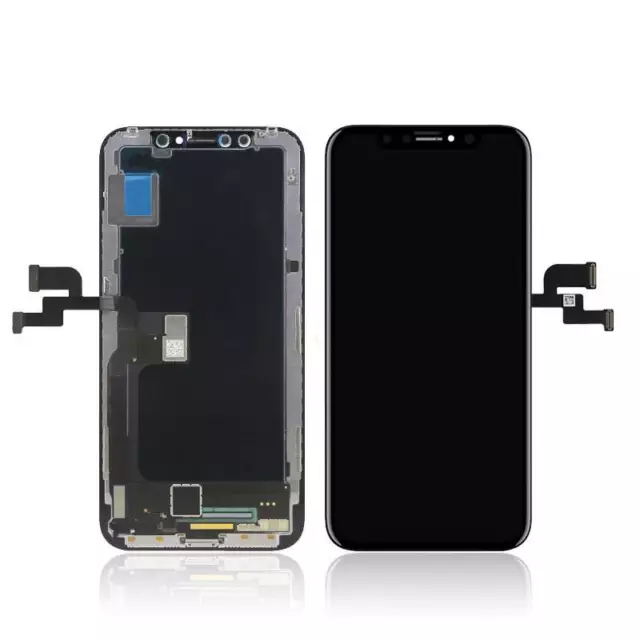 Ecran Lcd Retina Vitre Tactile Assemblé Sur Chassis Pour Iphone X/10 Noir 3