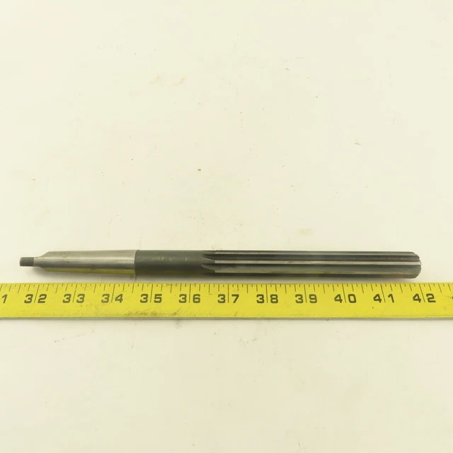 Chicago .7535 Reamer Straight 8 Flute Morse Taper MT2 Shank 5-1/2" Flute Length