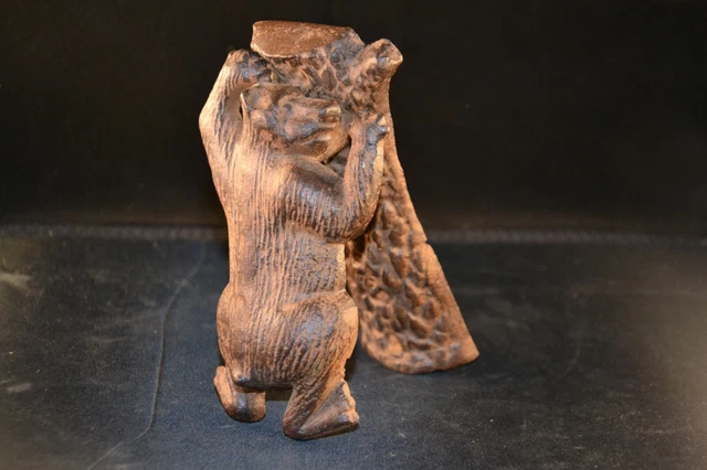 heurtoir de porte ours en fonte