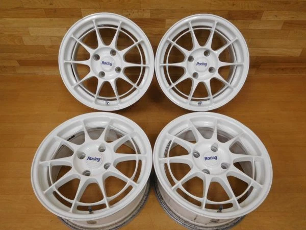 JDM ENKEI Racing NT03 16inch 7J +43 PCD114.3 4hole Wheels Rims 4Set Used